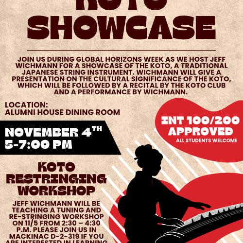 Koto showcase flyer